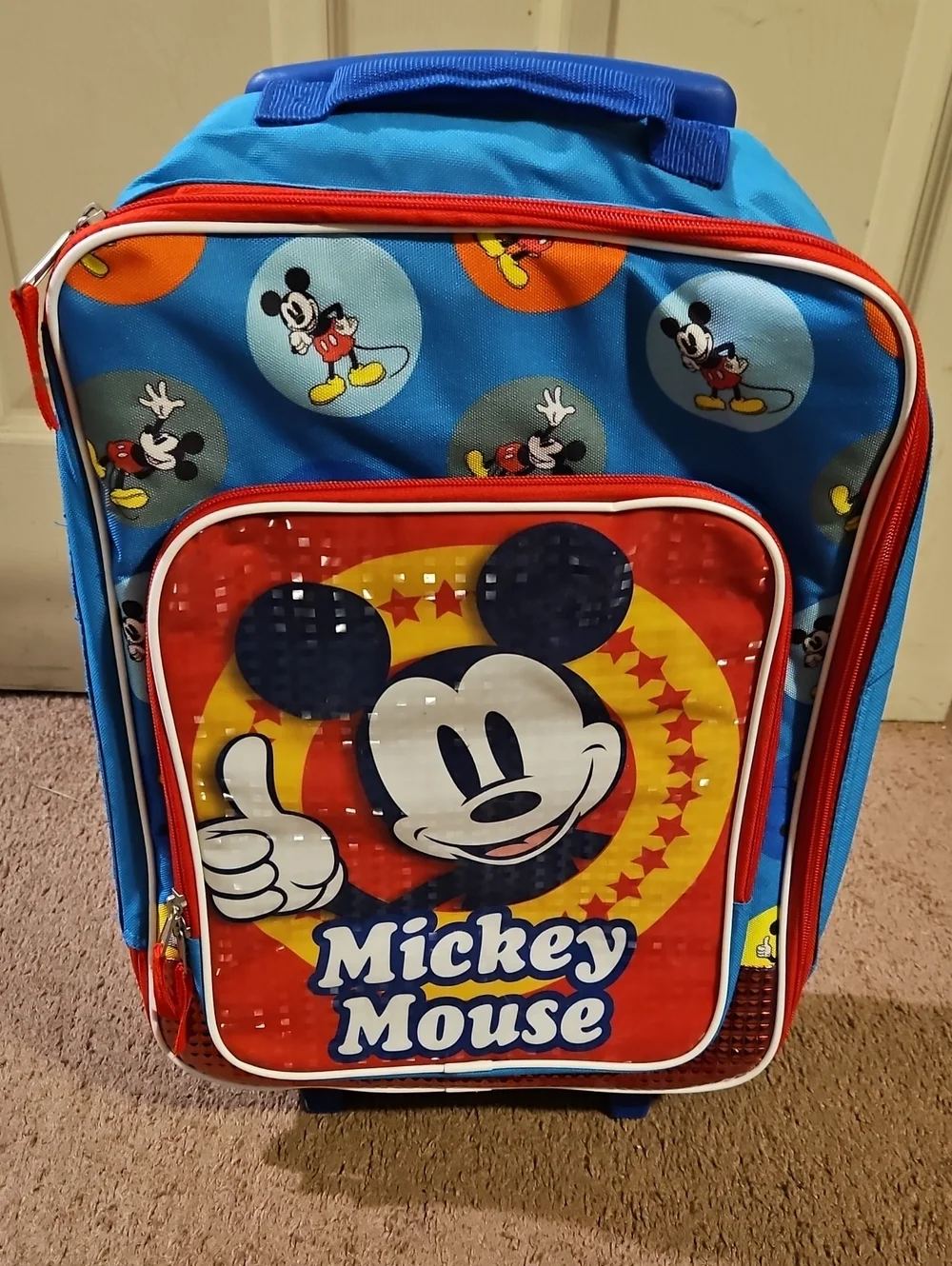 Disney Mickey Mouse Rolling Suitcase